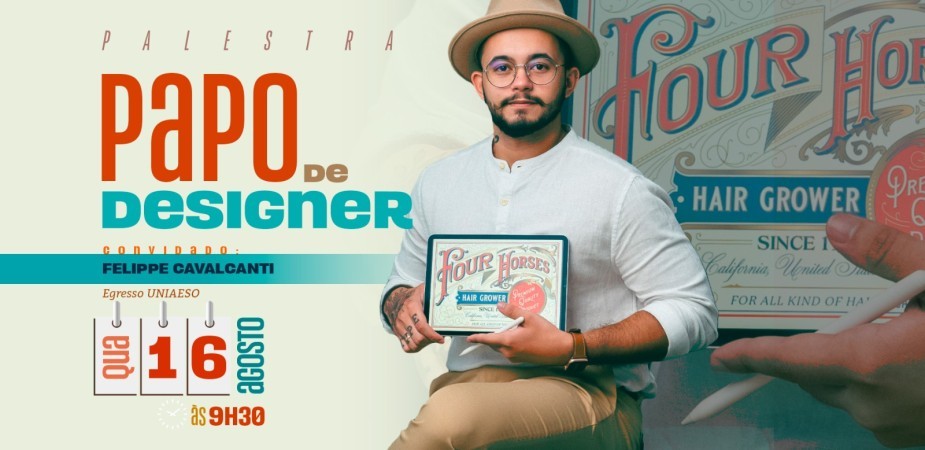 Aluno egresso de Design Gráfico, Felippe Cavalcanti 